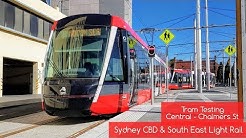 Sydney tram video