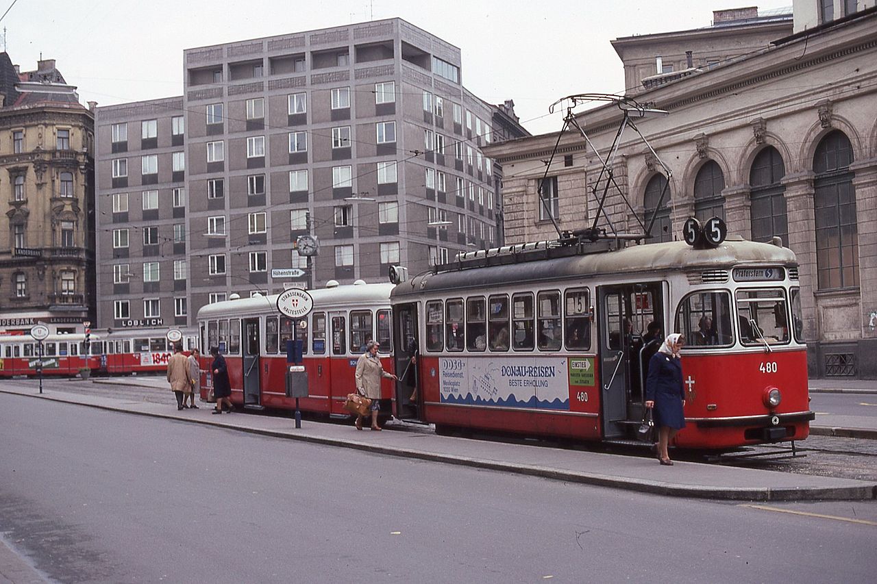 Vienna traditional tram