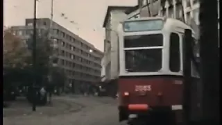 Antwerp old trams video