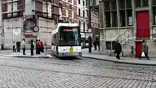 Ghent Hermelijn trams video