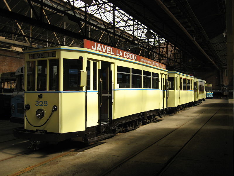 Ghent traditional tram photo