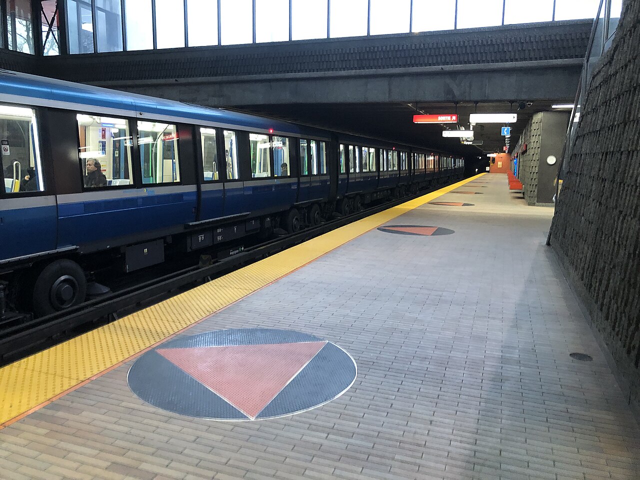 Montreal metro at Jolicoeur station photo