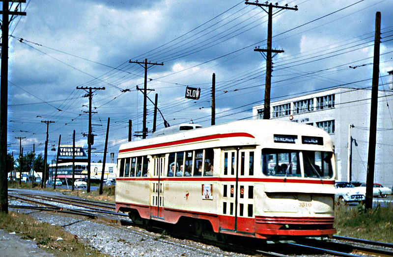 Montreal tram photo