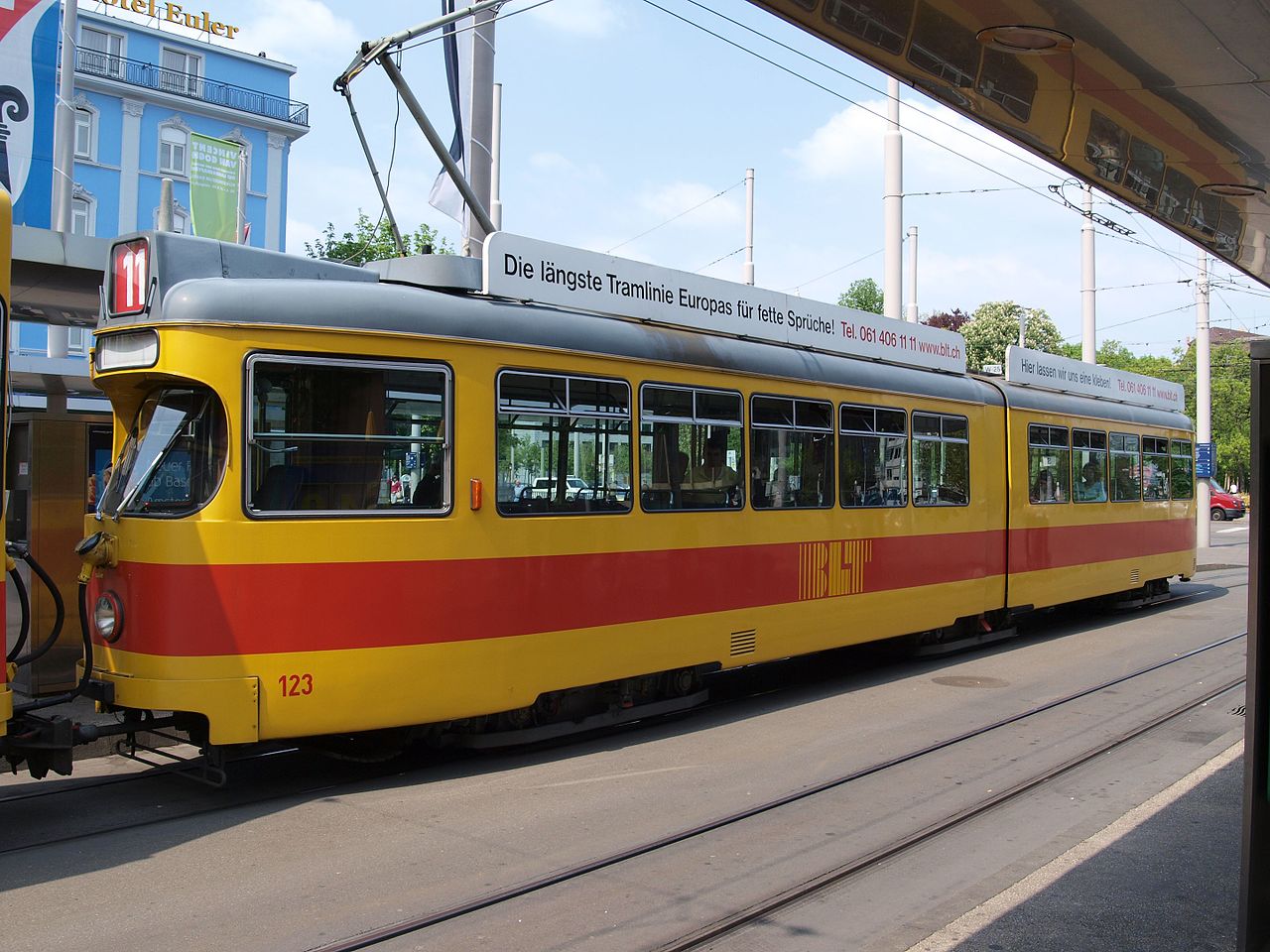 Basel BLT tram photo