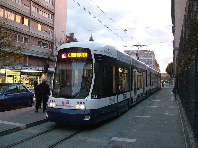 Geneva tram photo