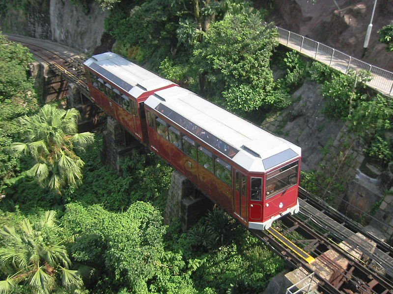 Hong Kong Peak Tram funicular