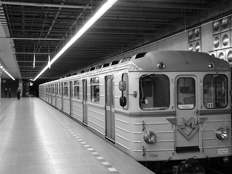 Prague metro photo