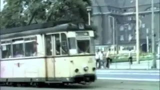 Dresden old trams video