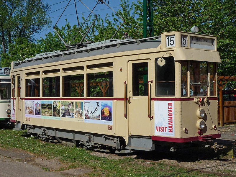 Hanover old HAWA tram 1928 photo