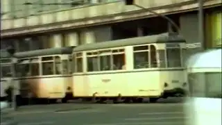 Leipzig old trams video