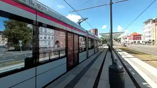 Modern Arhus trams video