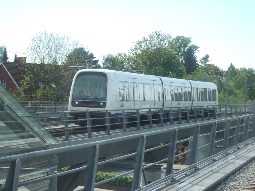 Copenhagen metro train