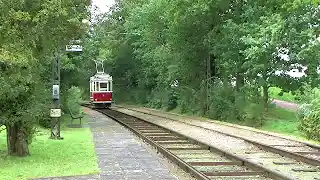 Old Odense tram trams video