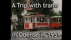 Old Odense tram video