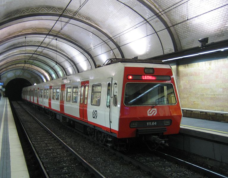 Barcelona modern FGC metro photo