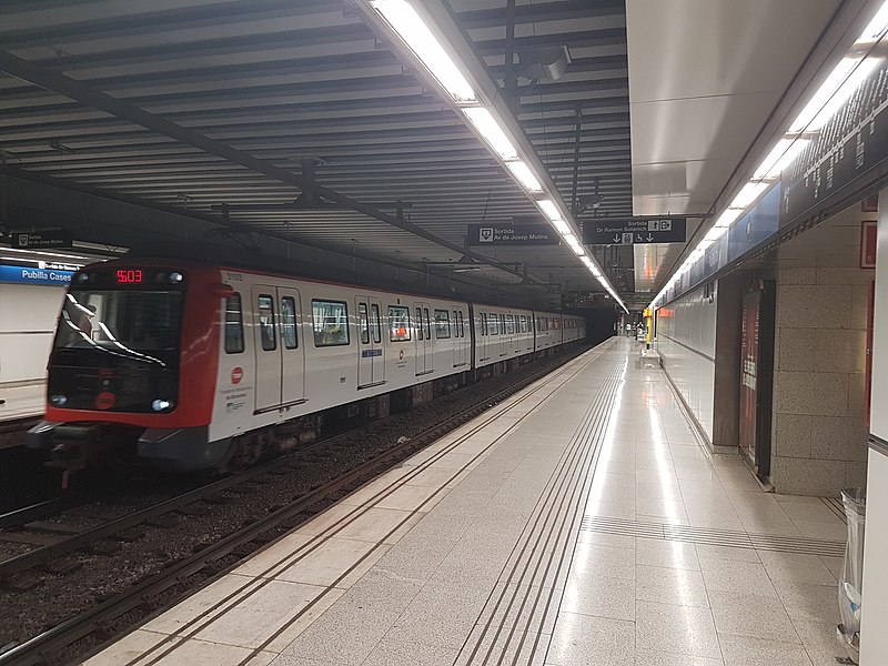 Barcelona modern metro photo