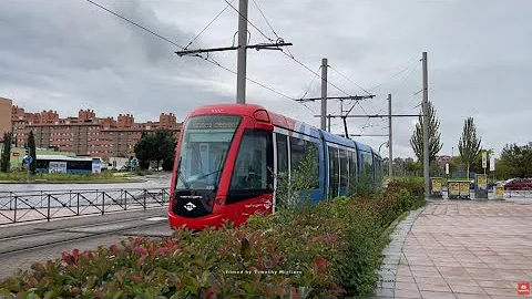 Madrid light metro video