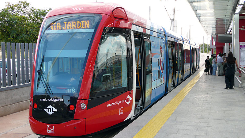 Madrid streetcar