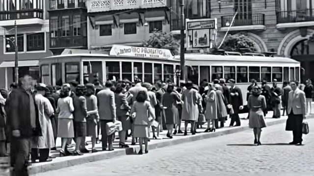 Seville old trams video