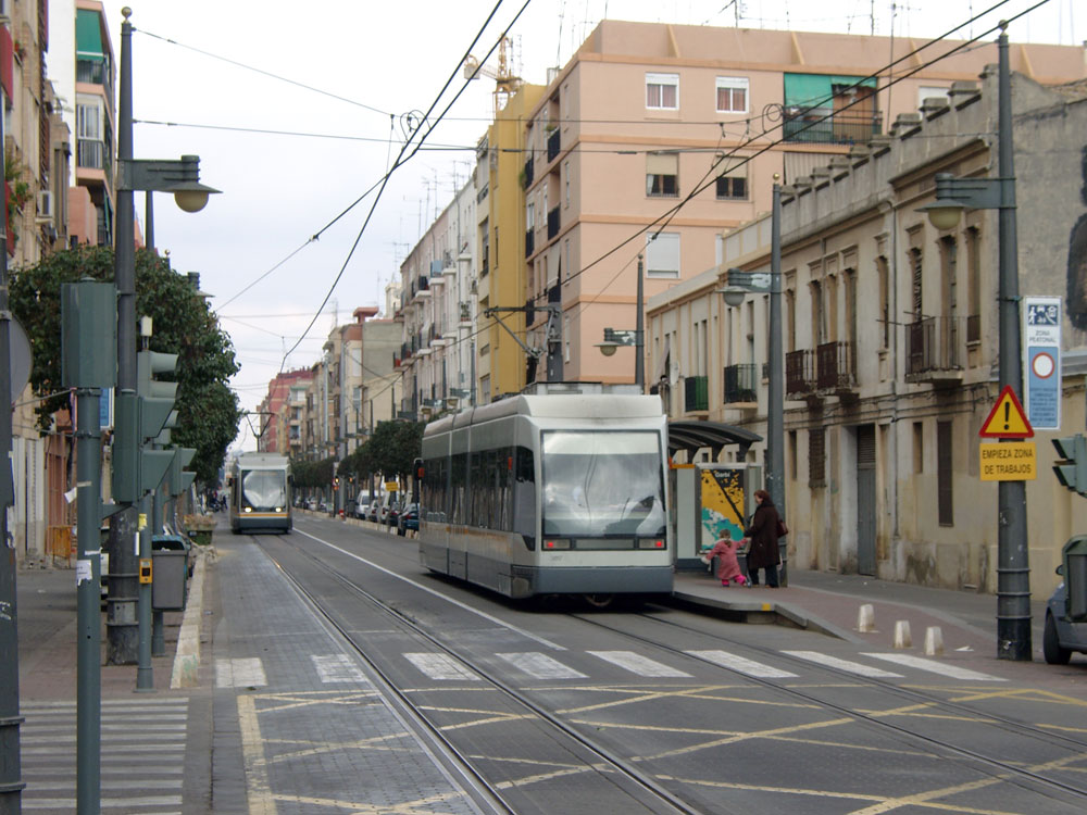 Valencia tram photo