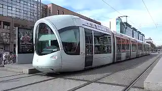 Lyon trams video