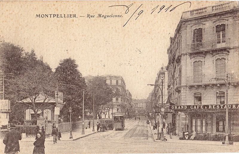 Montpellier old tram photo