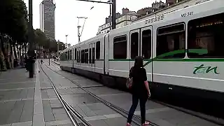Nantes trams video