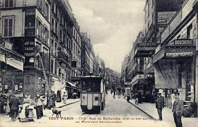 Paris Belleville funicular photo