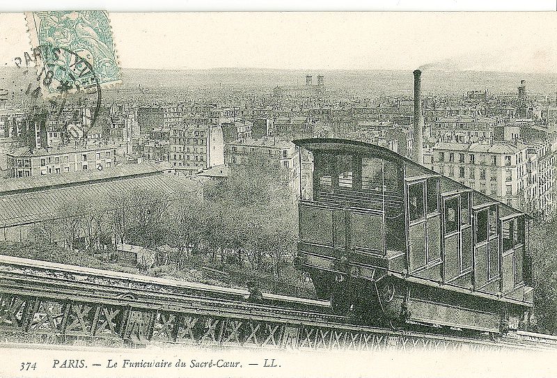 Paris Montmartre funicular photo