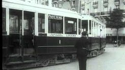 Paris old tram video