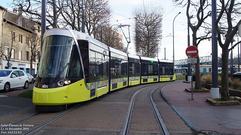 St Etienne modern tram