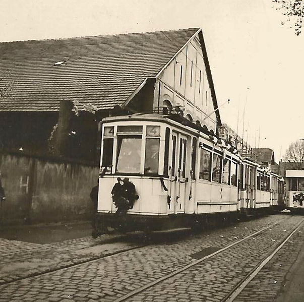 Strasbourg old tram photo