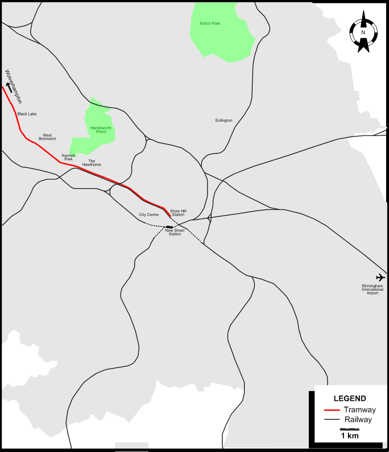 Birmingham1999 tram map