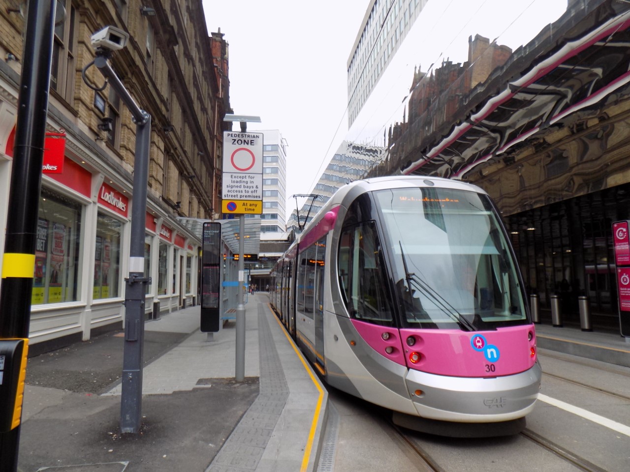 Birmingham tram photo