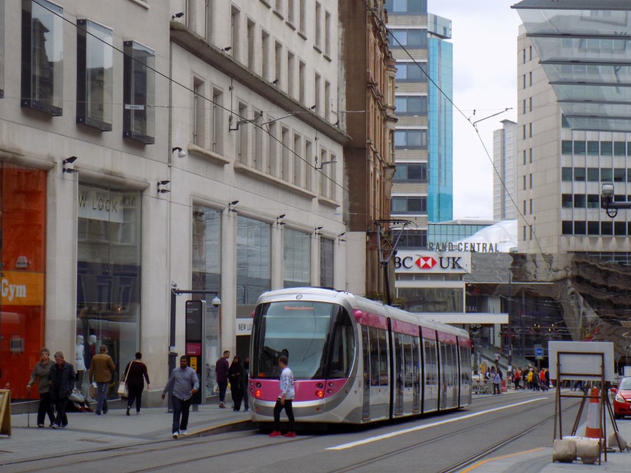 Birmingham tram photo