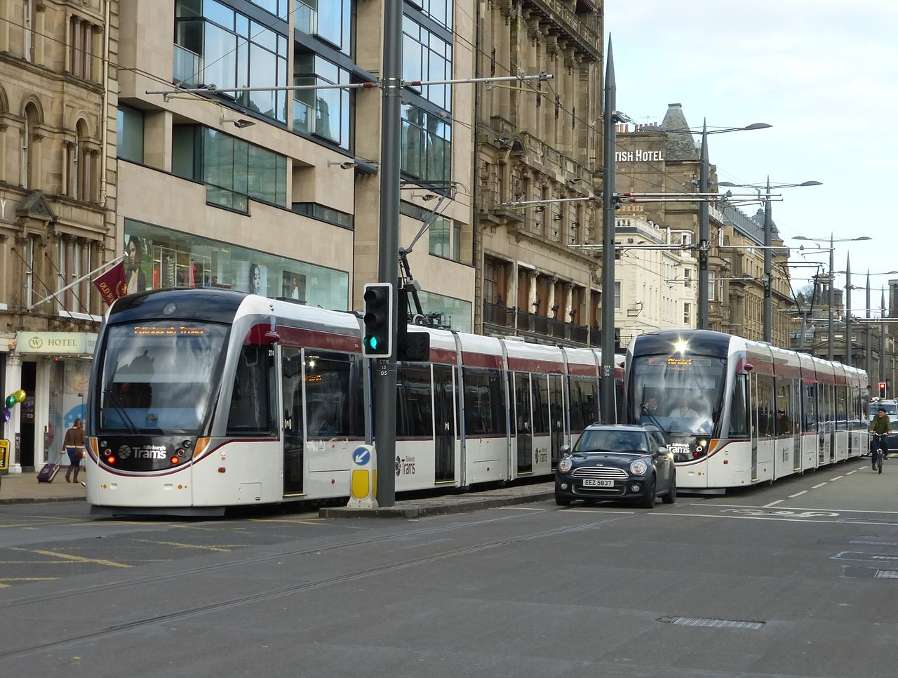Edinburgh tram photo
