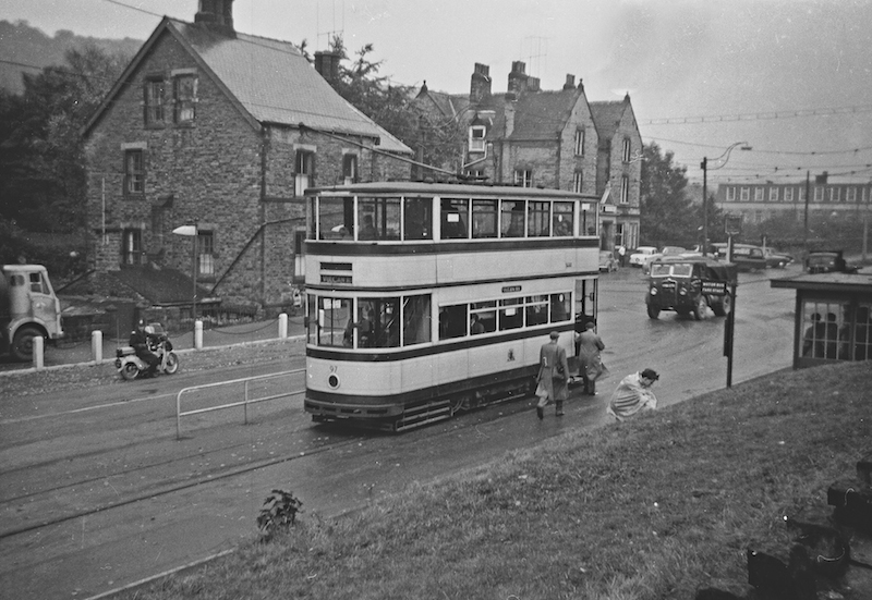 Old tram in Sheffield