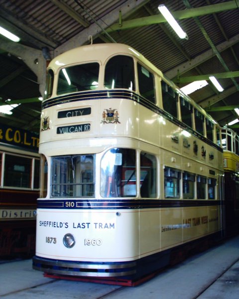 Sheffield old tram photo