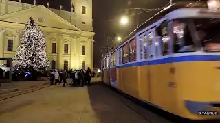 Debrecen old tram video