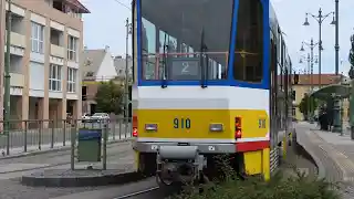 Szeged Tatra tram video
