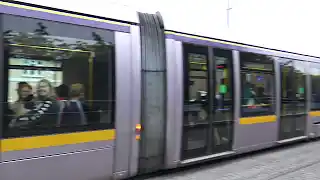 Dublin Luas trams video