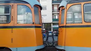 Milan Limbiate suburban trams video