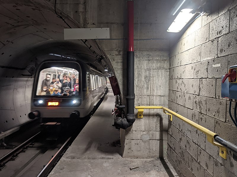Milan automated metro photo