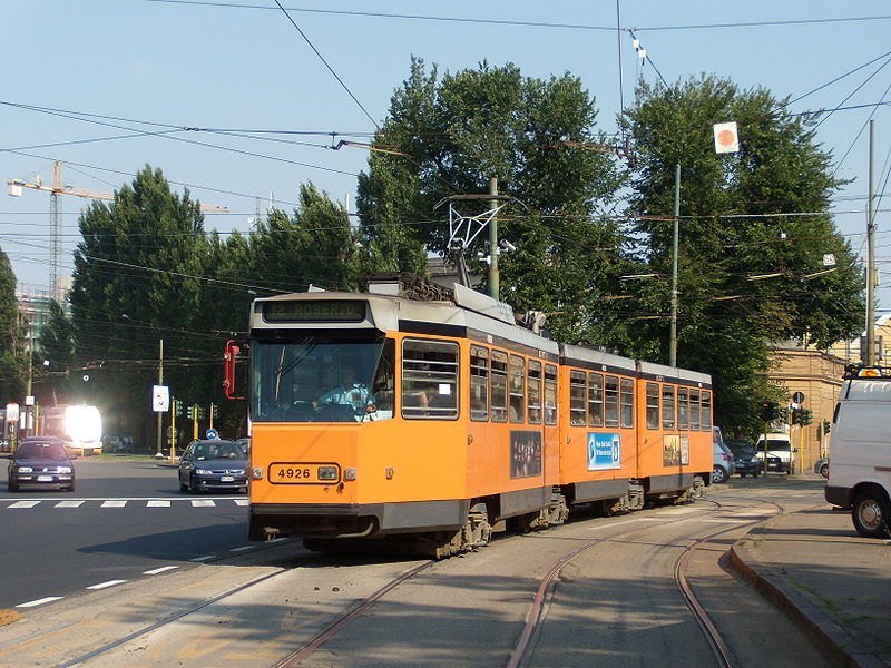 Milan underground train