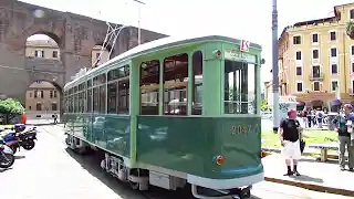 Rome old trams video