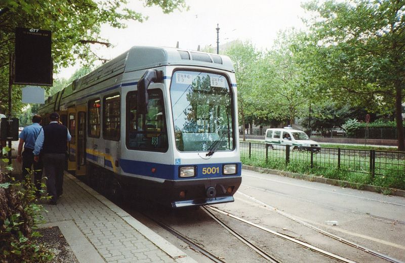 Turin modern tram