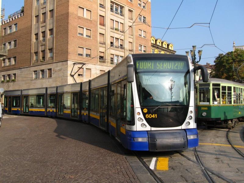Turin modern tram
