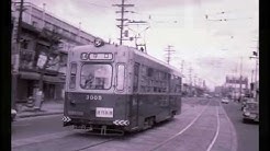 Osaka old tram slides