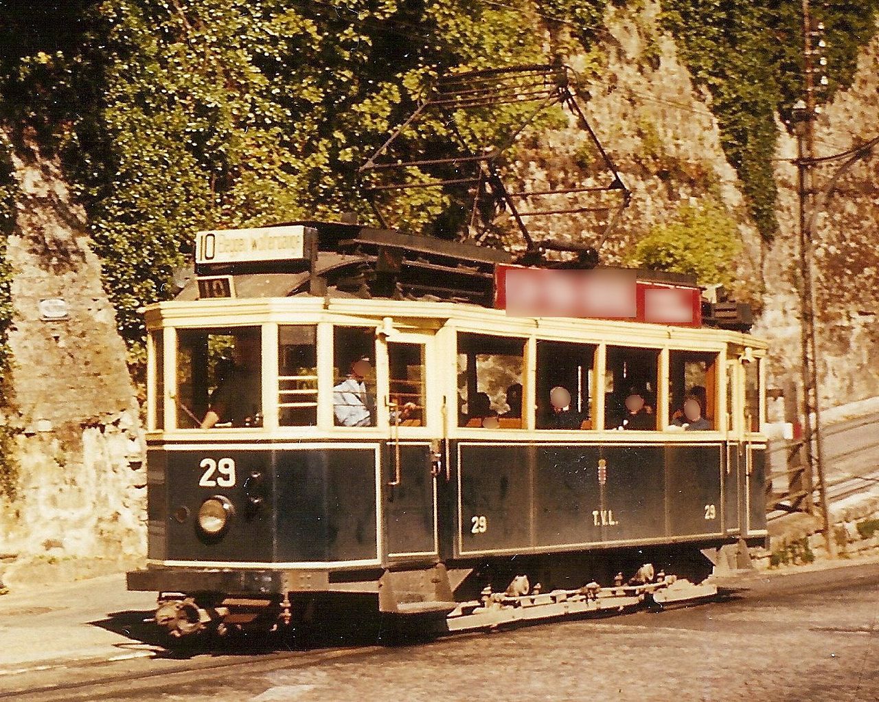 Old Luxembourg tram