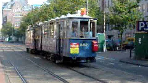 Old Amsterdam tram video